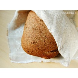 Juoda duona (duonkepėje ir orkaitėje)