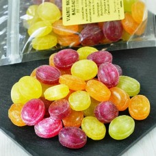 Vaisių skonio saldainiai be cukraus 100g